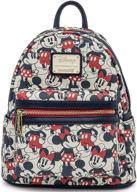 loungefly disney mickey backpack handbag logo