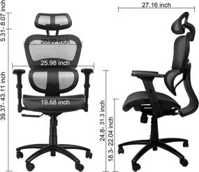 img 3 attached to Ergonomic Adjustable Headrest Technical Executive
