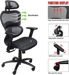 img 2 attached to Ergonomic Adjustable Headrest Technical Executive