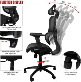img 1 attached to Ergonomic Adjustable Headrest Technical Executive