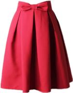 womens pleated vintage skirt - skater style women's clothing for skirts logo