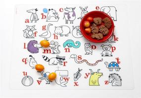 img 1 attached to Modern-Twist Single Mark-Mat with Alphabet Animals