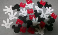 🐭 cartoon mouse die cuts - hand, heads & pants set - 30 pieces logo