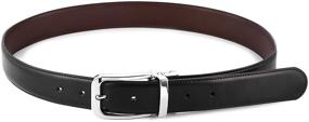 img 2 attached to 👞 Gelante Reversible Leather Belt: Sleek 30 2048 Khaki S Men's Accessories for Effortless Style