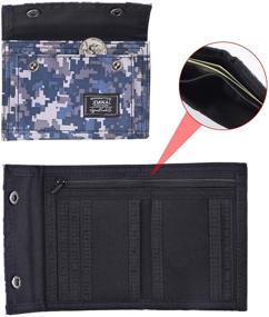 img 1 attached to 👔 Stylish and Durable JEMINAL Printed Bifold Wallet: A Must-Have Accessory for Men