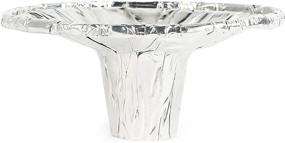 img 2 attached to 🕯️ 200 Pack of 2.76 inch Disposable Aluminum Candle Holders for Shabbat by Ner Mitzvah