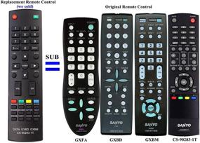 img 3 attached to 📺 Brand New Remote Control GXFA GXBD GXBM CS-90283-1T Compatible with Sanyo DP19648 DP26640 DP26648 DP26649 DP32648 DP32649 DP37649 DP37819 DP39842 DP39843 DP39E23 DP26647 DP26746 DP32647 DP32746 DP37647 DP42545 LCD TV