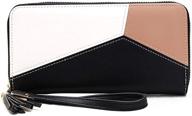 wristlet upgradge leather blocking handbags women's handbags & wallets logo