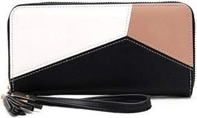 img 1 attached to Wristlet Upgradge Leather Blocking Handbags Women's Handbags & Wallets