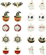 gold plated halloween necklace bracelet accessories logo