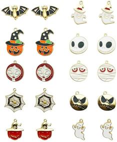 img 4 attached to Gold Plated Halloween Necklace Bracelet Accessories