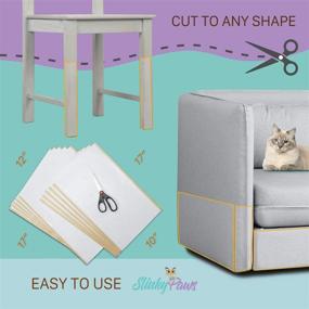 img 3 attached to 🐱 Slinky Paws Cat Scratch Furniture Protector and Training Tape: Shield Your Furniture from Cat Claws and Encourage Scratch Post Usage