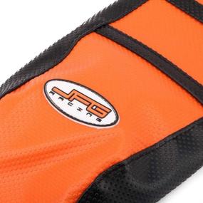 img 1 attached to 🧡 AnXin Gripper Soft Motorcycle Seat Cover Skin for 65 SX, 85 SX, 125 EXC, 125 SX, 200 EXC, 200 SX, 250 EXC, 250 SX (2003), 300 EXC, 400 EXC, 450 EXC, 450 SX, 525 EXC (2005), 525 SX, MXC - Orange