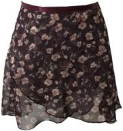 🩰 limiles girls chiffon ballet skirt: dance, skate, or wrap - s, m, l sizes logo