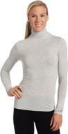 👕 cuddle duds women's softwear long sleeve turtle neck top with stretch логотип