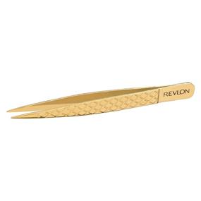 img 1 attached to 💫 Revlon Gold Series Titanium Point Tweezer with Advanced Coating for Precise Hair Removal