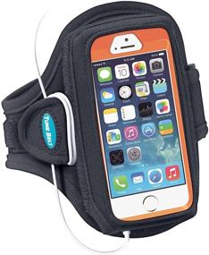 img 1 attached to 📱 Tune Belt Armband for iPhone SE (1st Gen 2016) and iPhone 5s/5/5c/4S/4 with OtterBox Defender/Commuter - Sweat-Resistant Armband for Running & Working Out