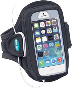 img 2 attached to 📱 Tune Belt Armband for iPhone SE (1st Gen 2016) and iPhone 5s/5/5c/4S/4 with OtterBox Defender/Commuter - Sweat-Resistant Armband for Running & Working Out