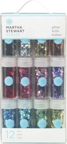 img 1 attached to 💫 Sparkle and Glamour with Martha Stewart Crafts EK Success Hexagonal Glitter, 12-Pack