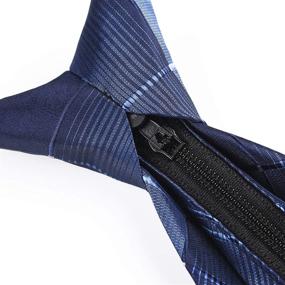 img 1 attached to 👔 Vintage Zipper Necktie Cravat for Grooms: Stylish Men's Accessories