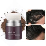 💇 gecomo hairline powder: instantly cover gray hair roots & add volume with hair root dye - thin hair powder for effective hair touch-up (8g) logo