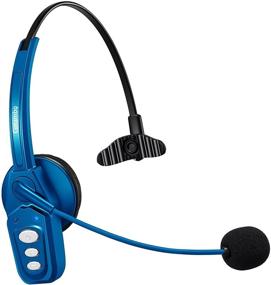 img 2 attached to 🎧 Беспроводные наушники Bluetooth V5.0 с шумоподавляющим микрофоном - длительное время разговора до 16 часов для водителей грузовиков, домашнего офиса