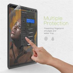 img 2 attached to 📱 Premium Paperfeel Screen Protector for iPad Pro 11 inch (2020 & 2018) - Matte Texture, Apple Pencil Compatible, High Sensitivity, Anti-Glare, Anti-Fingerprint