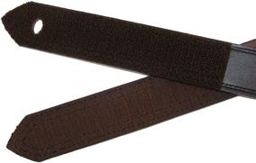 img 3 attached to Boston Leather Fasteners Scratch Black Men's Accessories and Belts