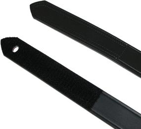 img 2 attached to Boston Leather Fasteners Scratch Black Men's Accessories and Belts