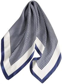 img 1 attached to GERINLY Simple Houndstooth Print Neckerchief