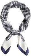 gerinly simple houndstooth print neckerchief logo