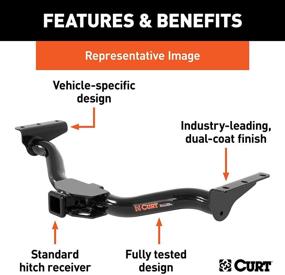img 2 attached to 🚗 Class 3 Trailer Hitch for Subaru Forester - CURT 13435, 2-Inch Receiver, Enhanced Compatibility