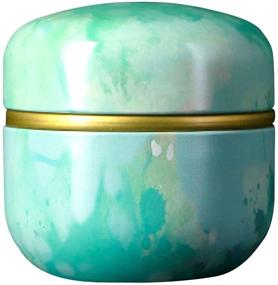 img 4 attached to Green Topwon Body Powder Container with Powder Puff - Talc-Free Dusting Loose Powder Case for Babies and Women - Home and Travel Powder Box