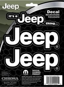 img 3 attached to 🚙 CHROMA 009991 Наклейка It's a Jeep Thing Stick Onz - белая: Подчеркните стиль вашего джипа!