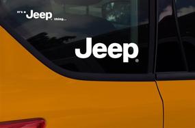 img 1 attached to 🚙 CHROMA 009991 Наклейка It's a Jeep Thing Stick Onz - белая: Подчеркните стиль вашего джипа!