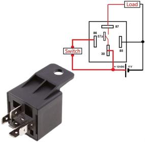 img 1 attached to 🚗 Reliable ESUPPORT Car Relay 12V 40A SPDT 5Pin Switch Automotive Pack of 5 – Trusted Performance & Value