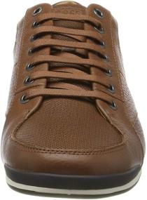 img 3 attached to BOSS Low Top Sneakers Brown Medium Men's Shoes in Fashion Sneakers