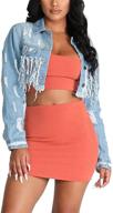 paodikuai womens distressed cropped backless logo