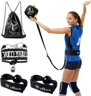🏐 volleyball training equipment aid - improve serving, setting & spiking effortlessly, ideal solo serve & spike trainer for all skill levels, top-notch volleyball gift, customize your bundle for optimal results logo
