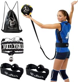 img 4 attached to 🏐 Volleyball Training Equipment Aid - Improve Serving, Setting & Spiking Effortlessly, Ideal Solo Serve & Spike Trainer for All Skill Levels, Top-Notch Volleyball Gift, Customize Your Bundle for Optimal Results