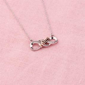 img 2 attached to 👵 Meaningful Grandma Necklace: LQRI Infinity Love Charm Pendant - Perfect Gift for Granny/Mimi/Nana/Nonna, from Granddaughter/Grandson!