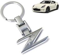 🔑 ijdmtoy chrome polished ally metal letter z key chain ring for nissan 240zx 280zx 300zx 350z 370z z car: product search logo