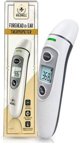 img 4 attached to 🌡️ Effortless Accuracy: Convenient Portable No Touch Thermometer for All Ages