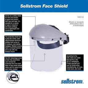 img 3 attached to 🔧 S30110 Aluminum Polycarbonate Headgear by Sellstrom