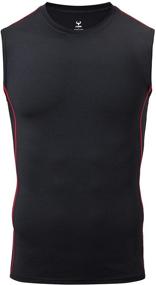 img 2 attached to FUNGIK Sleeve Sleeveless Compression Workout Men's Clothing for Active