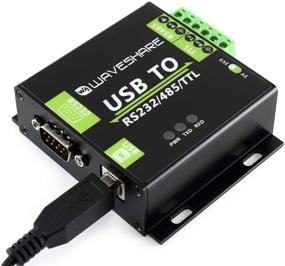 img 3 attached to Waveshare USB в RS232/RS485/TTL промышленный изолированный конвертер с защитными схемами FT232RL и алюминиевым корпусом для промышленного оборудования управления: улучшенная связь и безопасность