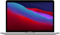 💻 2020 apple macbook pro with m1 chip, 13-inch: silver, 8gb ram, 256gb ssd logo