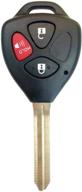 🚗 autokeymax одиночный 3-кнопочный пульт ключ для toyota scion mozb41tg с чипом 4d67 | новый и не вырезанный логотип