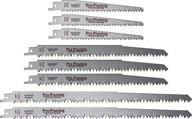 🪚 wood pruning saw blades for reciprocating/sawzall saws - pack of 8: includes 9-inch 3-blades, 6-inch 3-blades, and 12-inch 2-blades logo