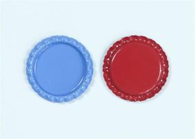 img 2 attached to 🌈 Versatile Double Sided Flattened Bottle Caps (100pcs Mixed Color) – Perfect for Bows, Magnets, Pendants, and Medals!